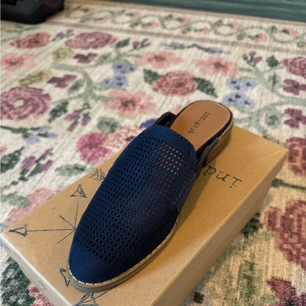 Brand New Indigo Rd Blue SlipOn Loafer Slides Brand New Indigo Rd Blue SlipOn Loafer Slides